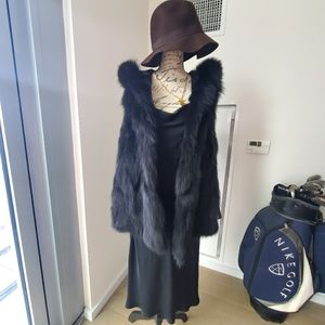 Real Fox fur hoodie Vest🖤